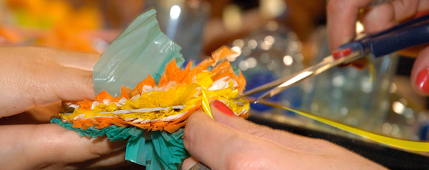 photography of recycled materials to make responsible art